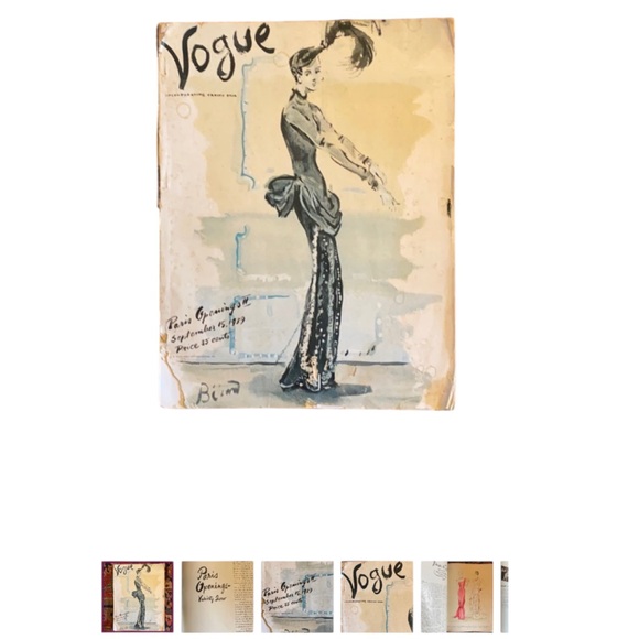 Rare 1939 VOGUE Magazine COCO CHANEL PARIS Opening ⭐️⭐️⭐️⭐️⭐️ - Picture 3 of 15